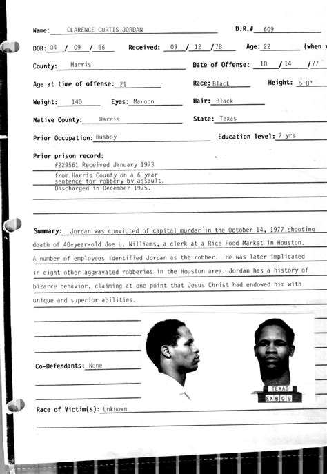 Texas Longest Serving Death Row Inmate Shot A Lufkin Man In 1976