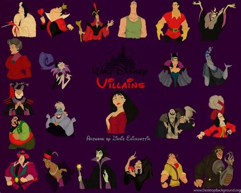 Disney Villains Wallpapers By Panda Ai On Deviantart Desktop Background