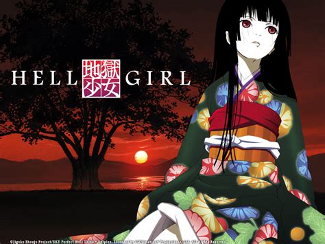 Hell Girl Wallpaper Jigoku Shoujo Girl From Hell Wallpaper 9688040