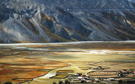 Sep 西藏 然乌河边的小村 Riverside Village Rawu Tibet 1680x1050 Flickr