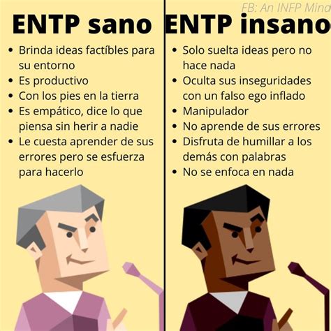 Entp Sano E Insano Tipos De Personalidad Infp Imagenes De Psicologia