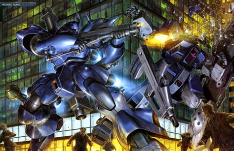Gm Sniper Ii Kampfer Mobile Suit Gundam Gundam 0080 Absurdres Highres Official Art