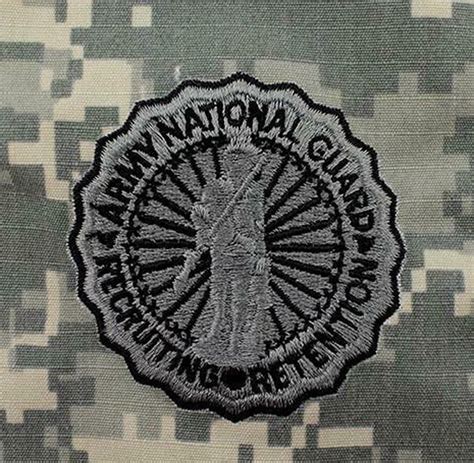 Us Army National Guard Recruiting And Retention Sew On Badge Acu Camo