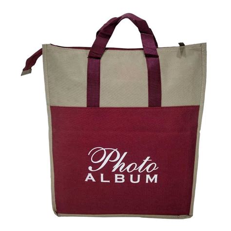 Wedding Album Bag Maroon Bags Wedding Album Bag Reusable Tote Bags