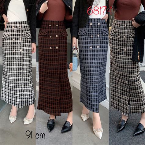 Jual Rok Rajut Model Span Import Premium Bahan Halus Tebal