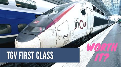 Is First Class On A French Tgv Inoui Worth It Trip Review Paris To