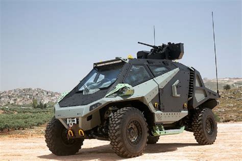 New Futuristic Israeli Dune Buggy Is Bristling With Weapons Ready