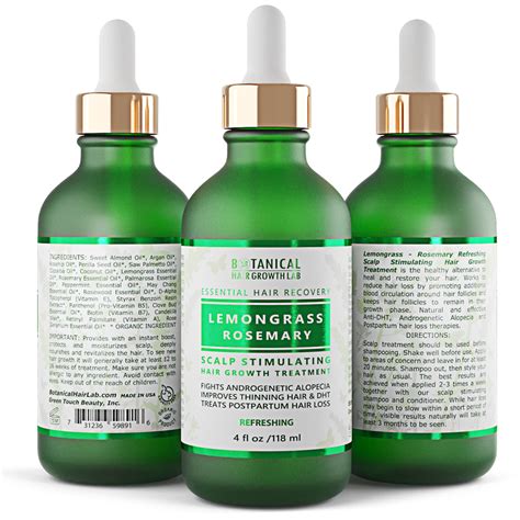 We recommend getting the research verified® approved hair growth 6 bottle package because real and effective hair loss reversal takes time. Anti-Hair Loss Scalp Treatment for Hair Growth Lemongrass ...