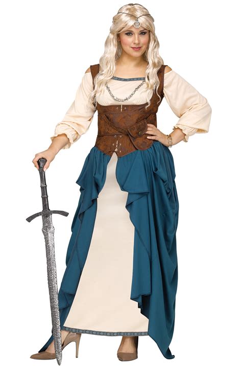 Viking Queen Plus Size Costume Purecostumes
