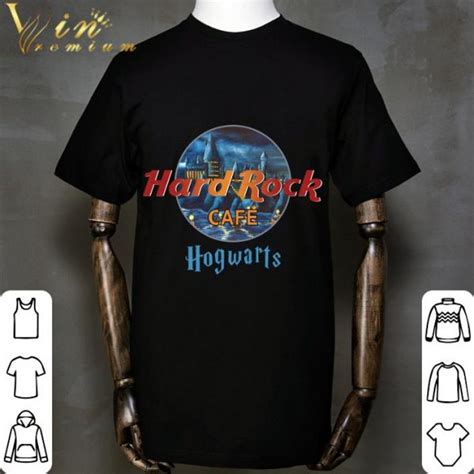 Harry Potter Hard Rock Cafe Hogwarts Shirt Hoodie Sweater Longsleeve T Shirt