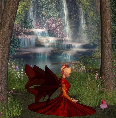 Talia The Fairy Speaks With Her Bird Friend Fillianne Characters
