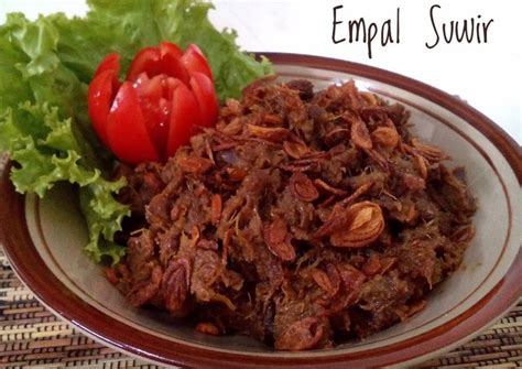 Resep potato sago pompom, camilan. Empal Gepuk Suwir Daging Sapi Khas Sunda | Resep | Resep masakan, Resep, Daging sapi