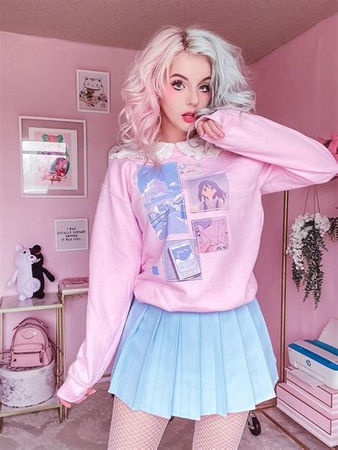 Kawaii Sweatshirt Kawaii Clothing Yume Kawaii Fairy Kei Etsy In 2021 Gamer Girl Outfit