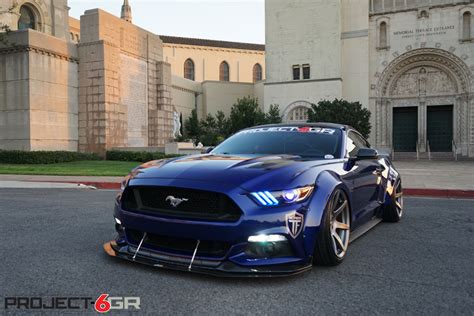 First Ever Mustang S550 Wide Body On Project 6gr R Spec 19x11 Wheels