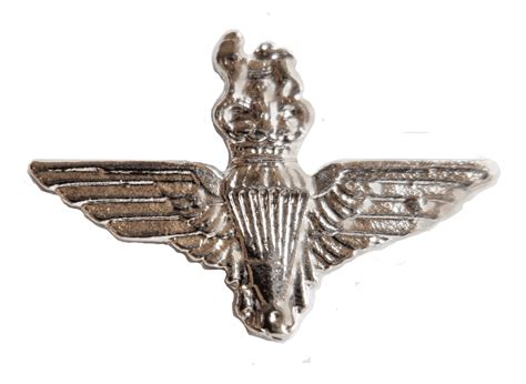 British Army Parachute Regiment Paras Wings Nickel Coated Pin Badge