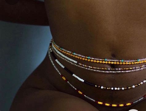 authentic waist beads for women african waist beads crystals etsy
