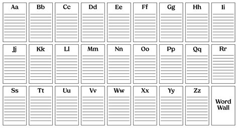 Check spelling or type a new query. 8 Best Images of Personal Word Wall Printable - Free ...