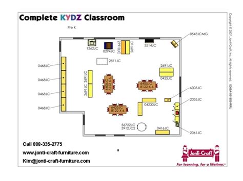 FREE Pre-K Classroom Design, Furniture Equipment List, Daycare Startup