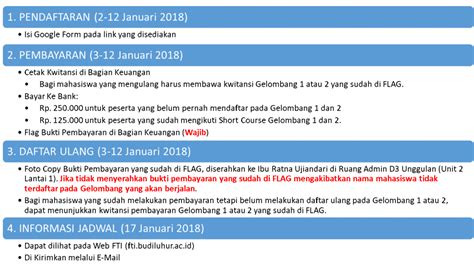 Printout bukti telah mengisi data alumni nb: Update Pendaftaran Short Course MonSoonSIM Program Studi ...