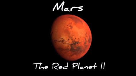 Mars The Red Planet Youtube