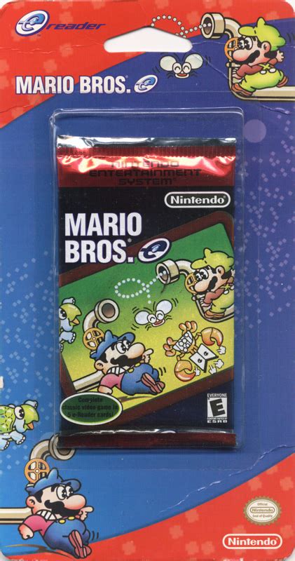 Mario Bros Cover Or Packaging Material Mobygames