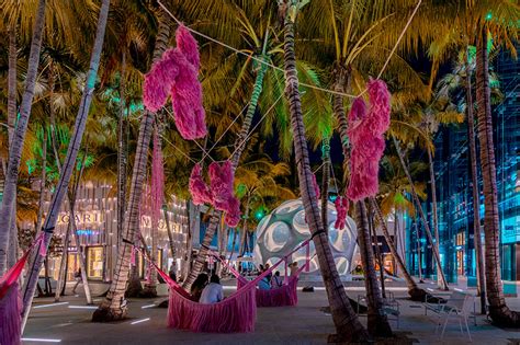 Fernando Laposses Naturally Dyed Pink Beasts At The Miami Design District