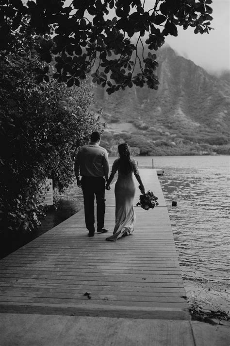 Kualoa Ranch Secret Island Elopement By Hawaii Wedding Photographer