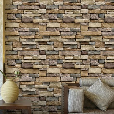 3d Brick Wall Stickers Peel And Stick Self Adhesive Pvc Wallpaper Art