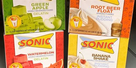 Sonic Has New Pudding And Gelatin Flavors In Stores — Including Root