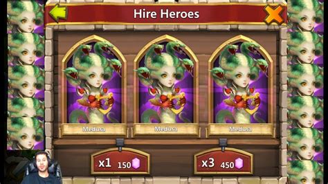 Rolling 72000 Gems For Trixie Treat Attracted To Medusa Castle Clash