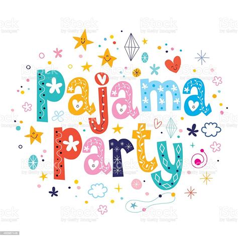 pajama party stock illustration download image now pajamas 2015 bed furniture istock