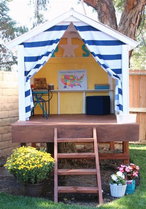 63 Awesome And Inspiring Outdoor Kids Playhouses Digsdigs