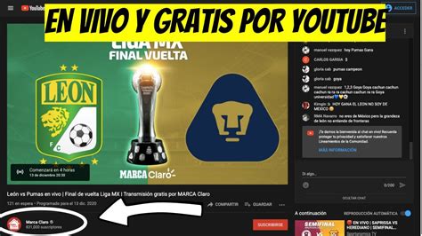 D Nde Ver La Gran Final De Vuelta Le N Vs Pumas En Vivo Youtube