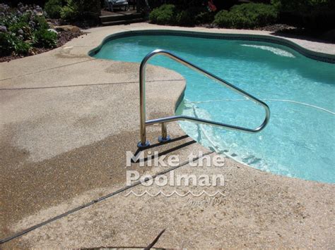 Swimming Pool And Spa Hand Rail Installation Mike The Poolman