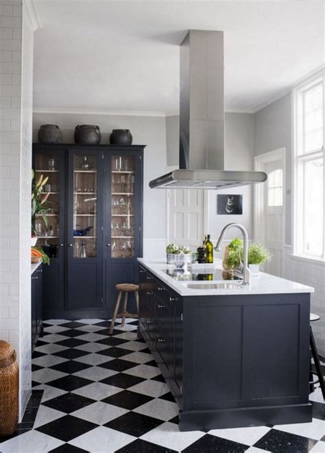 16 Luxurious Black White Kitchen Design Ideas Lmolnar