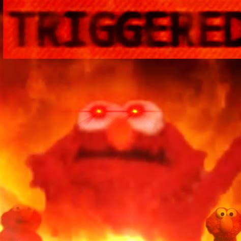 Meme Triggered Elmo Oof Bored Image By Cyberdevilgacha
