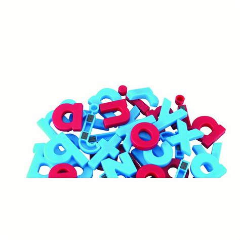 Alphamagnets Jumbo Lowercase Color Coded Magnetic Pieces Set Of 42