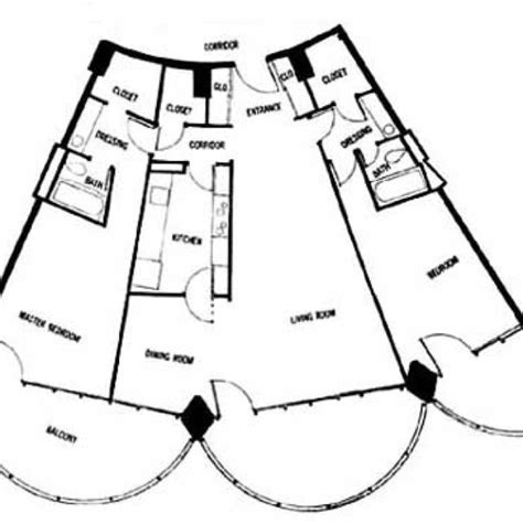 Marina Towers Chicago Floor Plan Floorplansclick