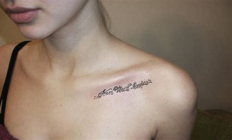 Tatuajes Para Mujeres En La Clavicula Frases En Espanol Tatuajes