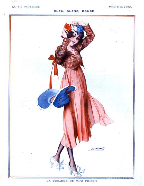 la vie parisienne 1910s france glamour drawing by the advertising