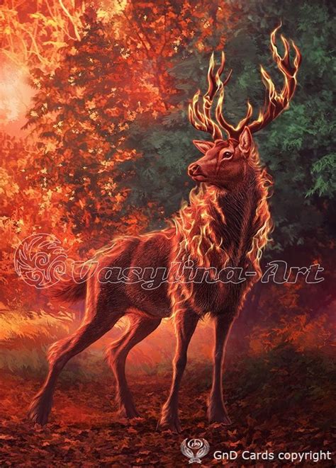 Elemental Of Forest And Fire By Vasylina On Deviantart Digital Artist