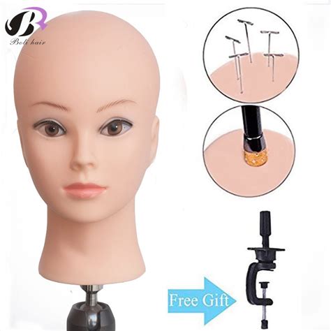 Factory Outlet Best Quality Soft Pvc Makeup Mannequin Head Practice