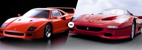 Ferrari F40 Vs F50 What’s The Difference Performance Design