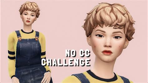 The Sims 4 No Cc Challenge Create A Sims 6 Youtube