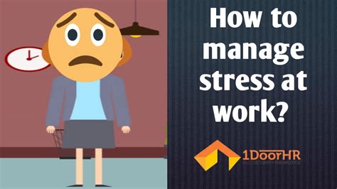 what are stress management techniques for workers youtube