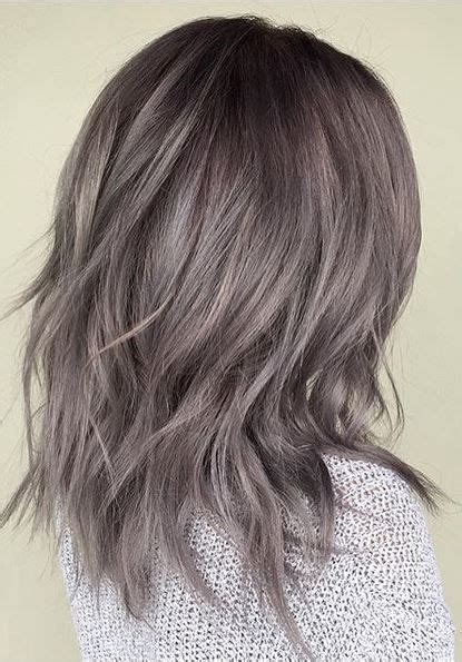Light ash brown hair dye is one of the cool hair colors in the range of brunette hair dyes. Metallic Pearl Gray (With images) | Hair color 2017, Ash ...