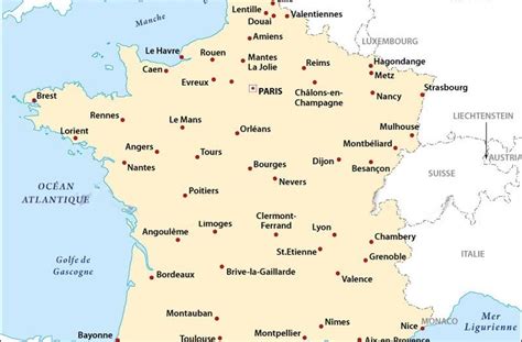 De plus ce site mémorise les adresses, et trouve votre plan ou trajet sur viamichelin et mappy ! 25 Belle Carte De France Avec Principales Villes