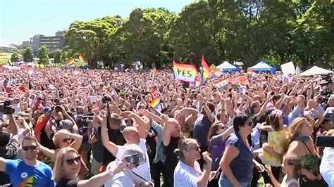 Watch Rainbow Celebrations As Australians Vote For Same Sex Marriage Metro Video