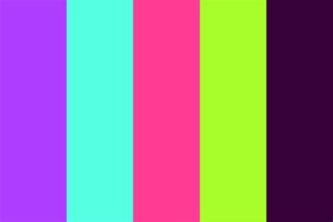 Moodboard Neon Colour Palette 90s Colors Color Palette