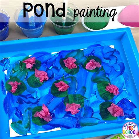 Pond Activities And Centers In 2021 Process Art Preschool Preschool